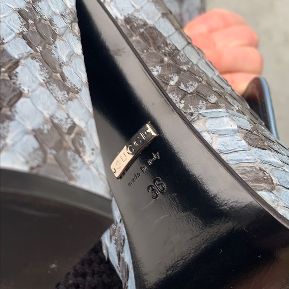 Gucci python leather boots - Picture 5 of 5